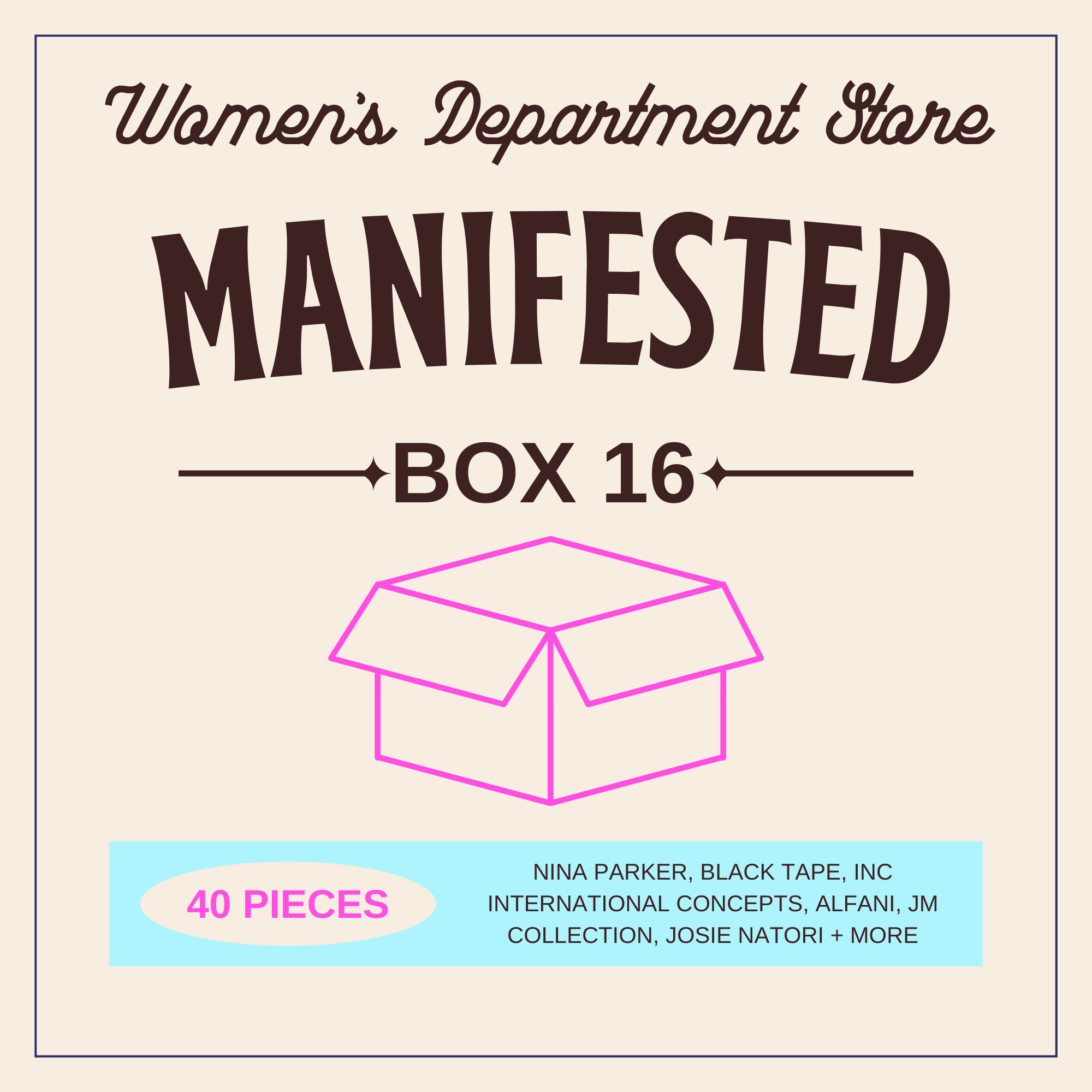 Manifested Women's Assorted Department Store Lot 16 - Helpsy Source