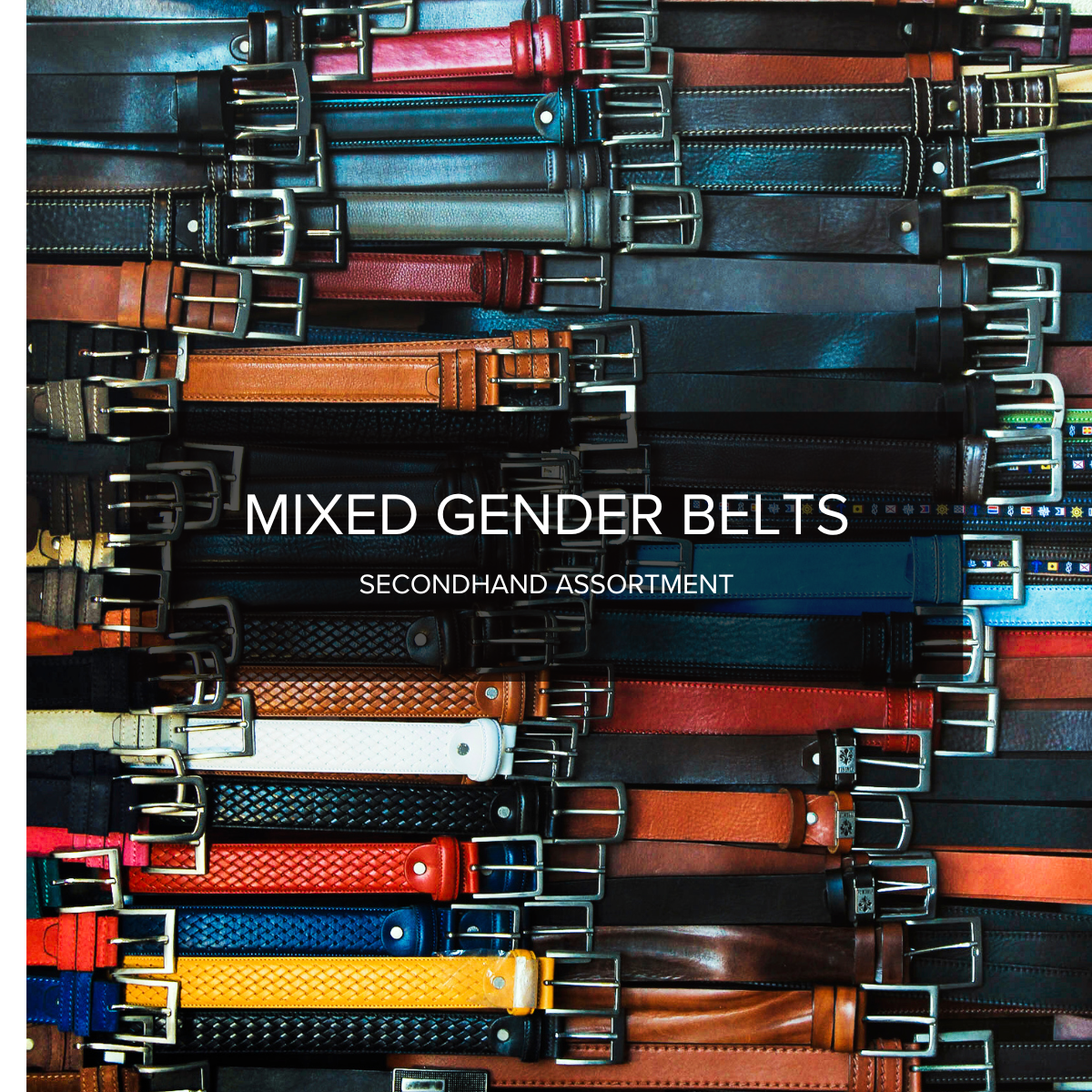 Secondhand Belt Assortment – 25 Pieces - NuSource