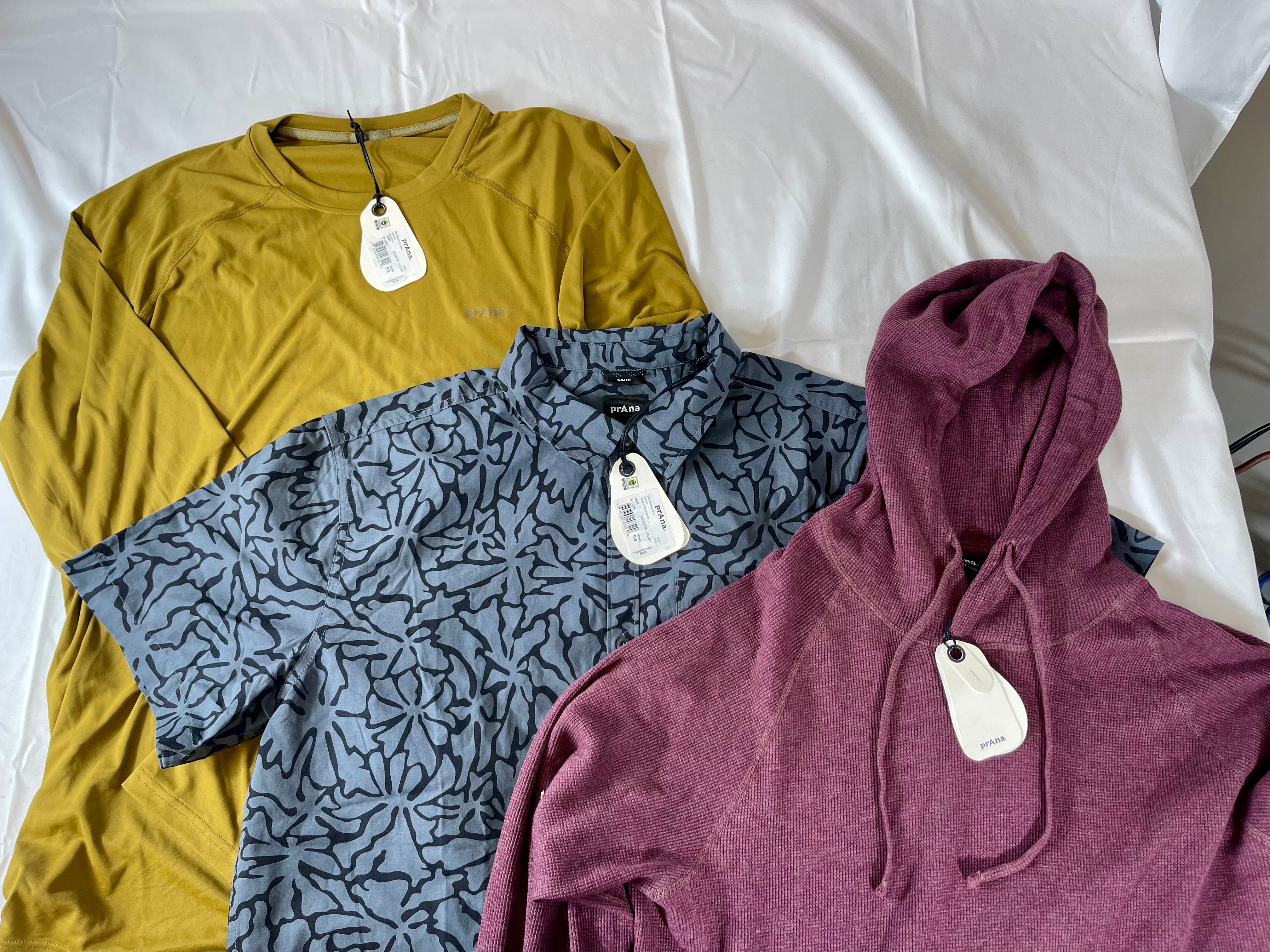 prAna NWT Men's Assorted Apparel