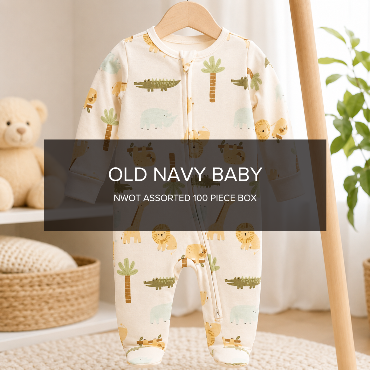 Old Navy Baby Assorted 100pc NWOT Box