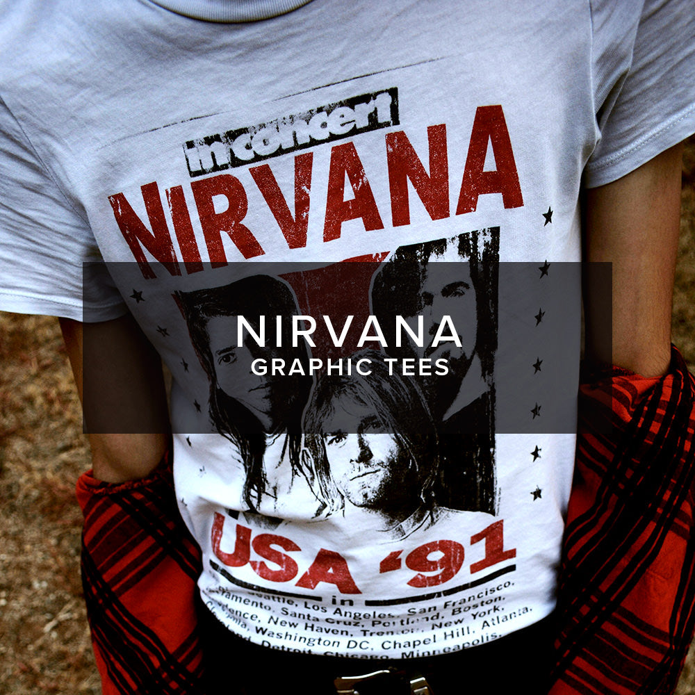 Licensed Nirvana Band Tees Wholesale - NuSource