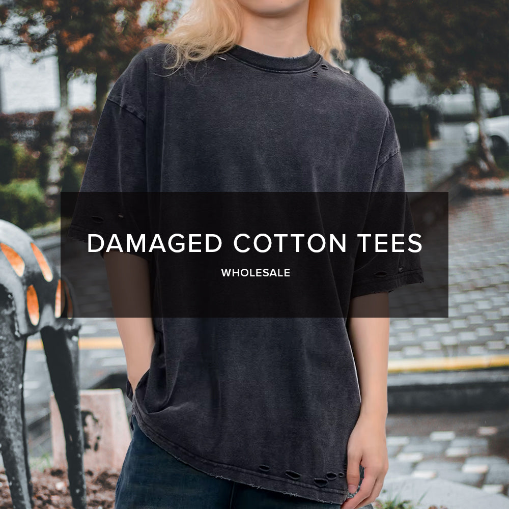 Damaged Cotton Tees Wholesale