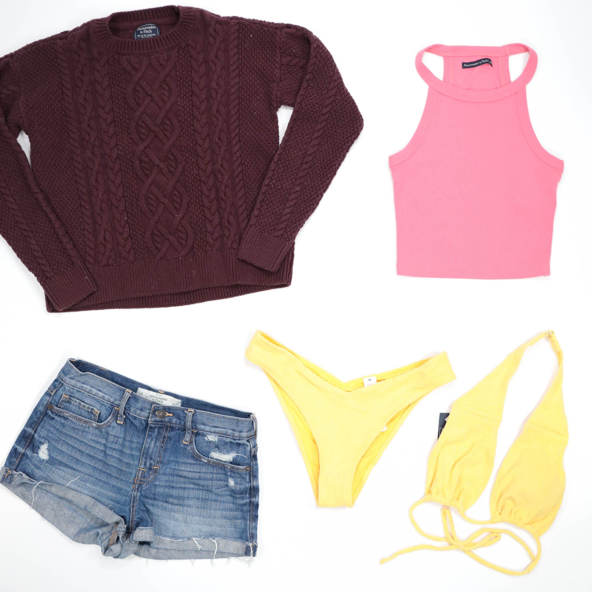 Abercrombie & Fitch Women's Secondhand Wholesale Clothing - NuSource