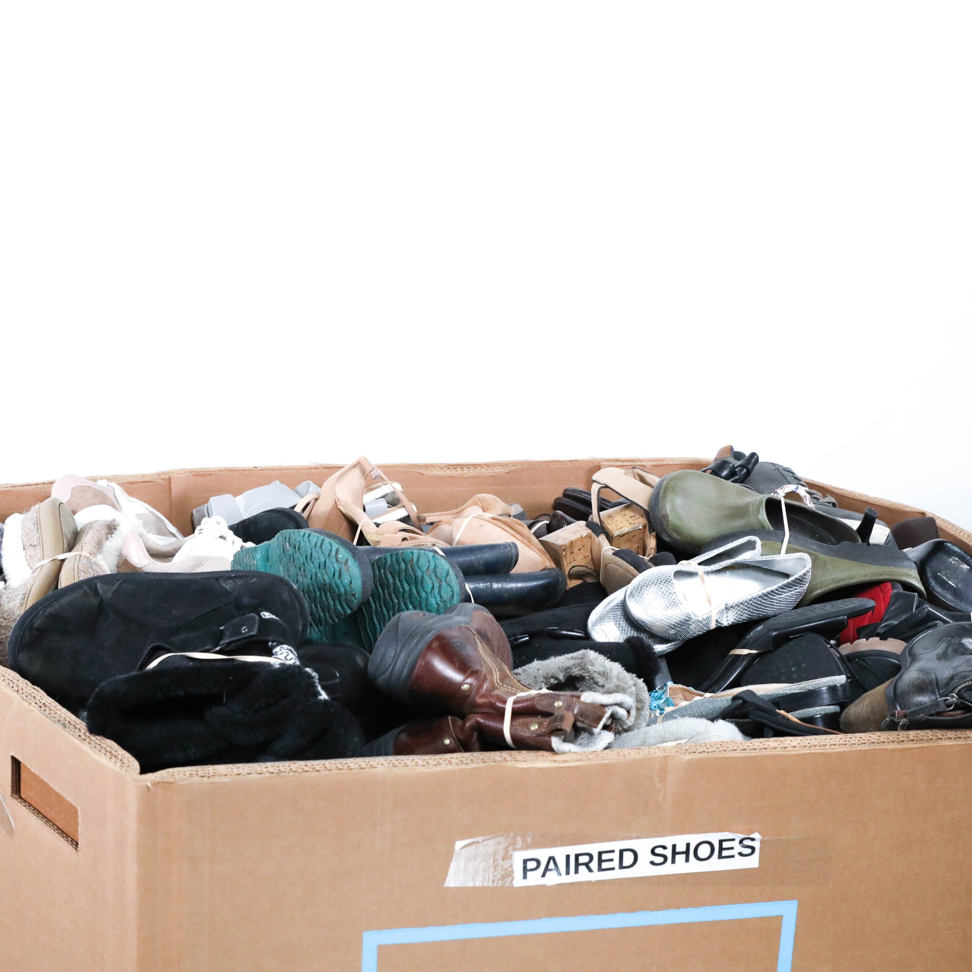 Mixed Brand Secondhand Shoe Lot – Name Brands, Mixed Wear Pallets - NuSource