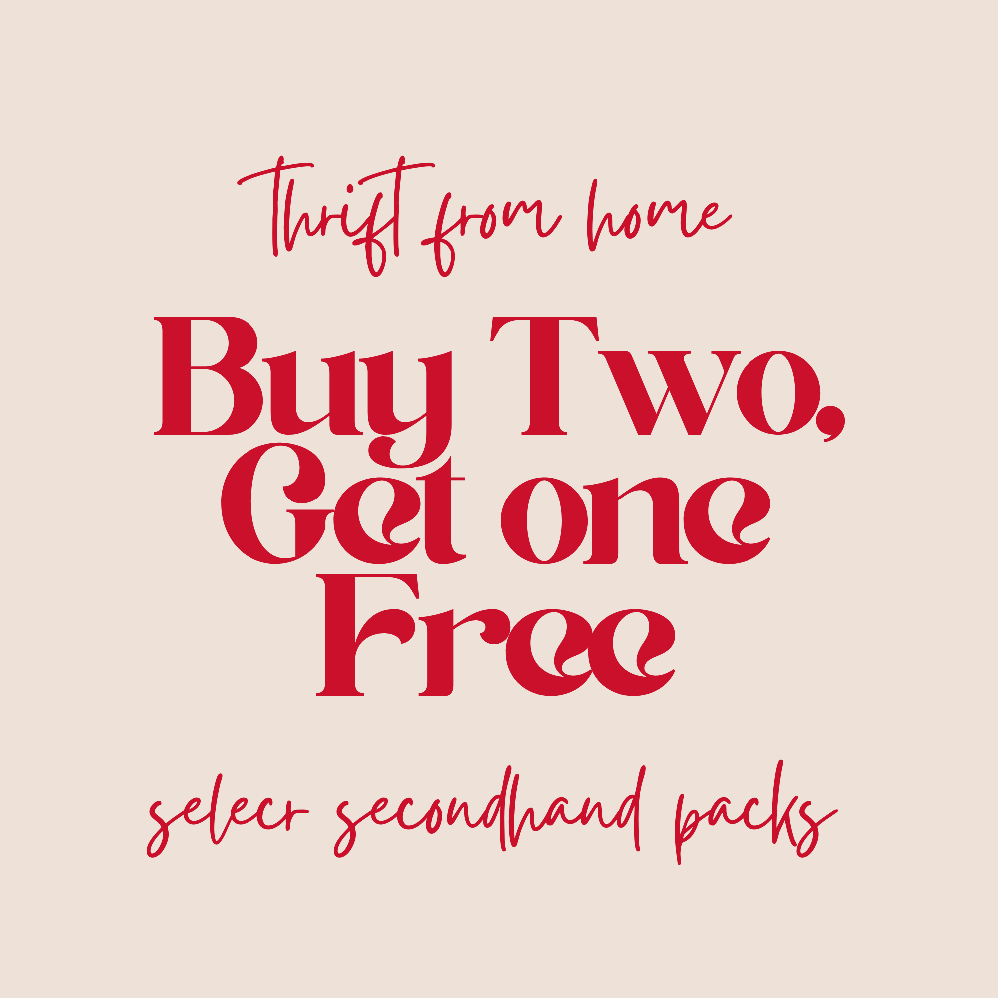 Buy Two, Get One Free!
