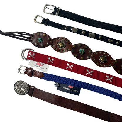 Secondhand Belt Assortment – 25 Pieces - NuSource