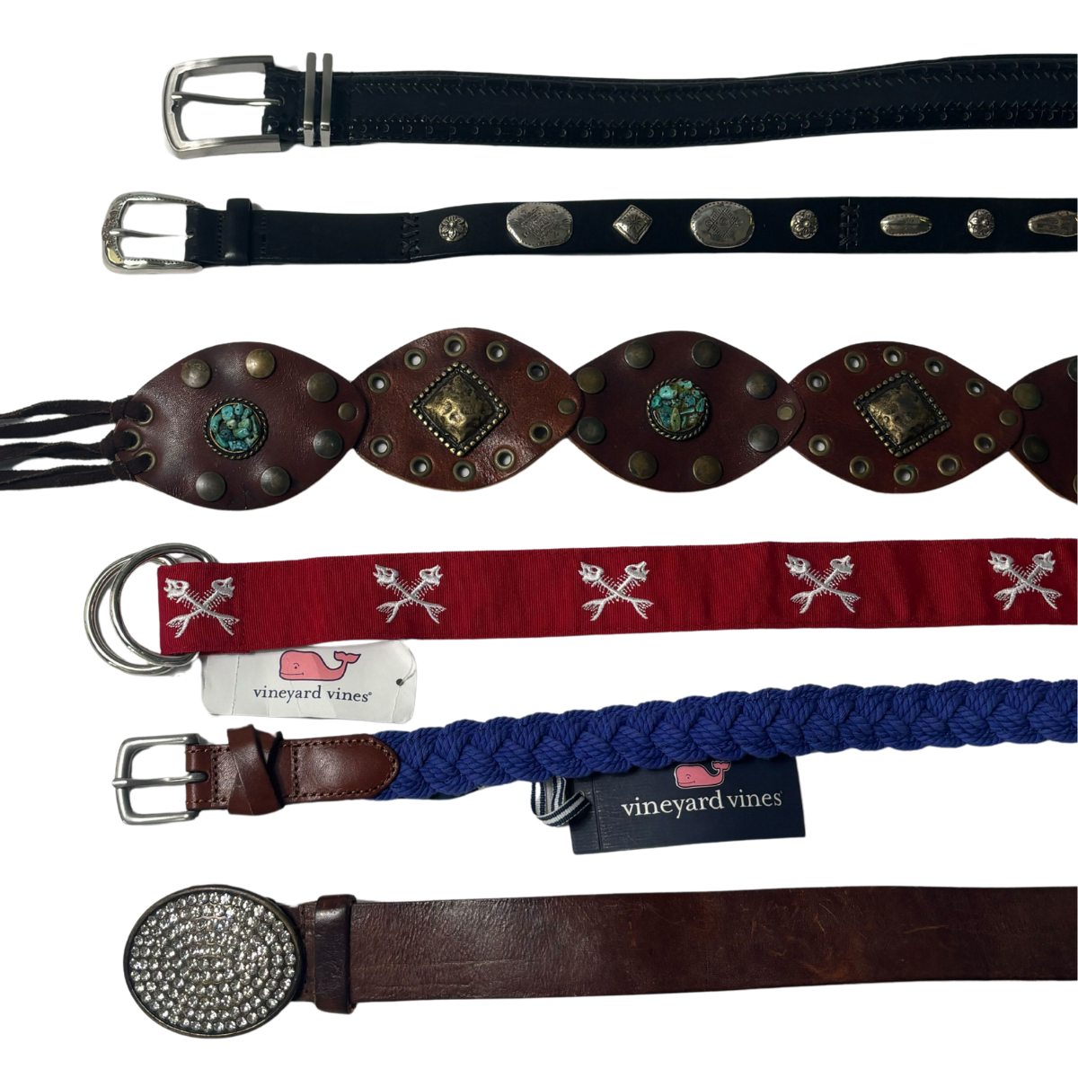 Secondhand Belt Assortment – 25 Pieces - NuSource