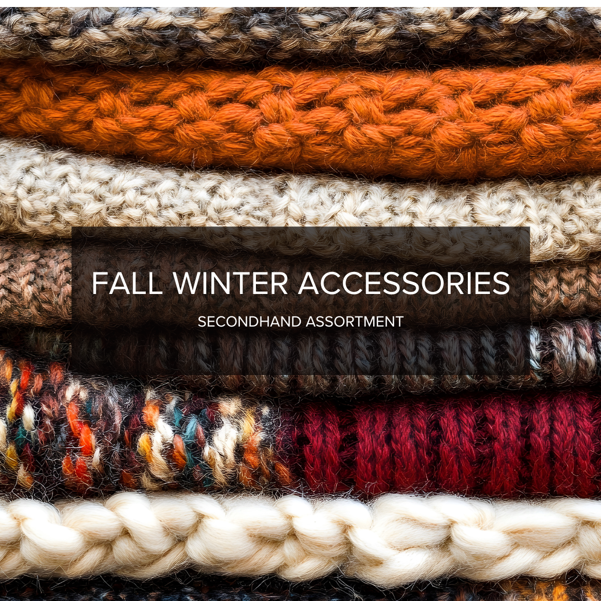Fall & Winter Accessories – 40-Piece Secondhand Mix