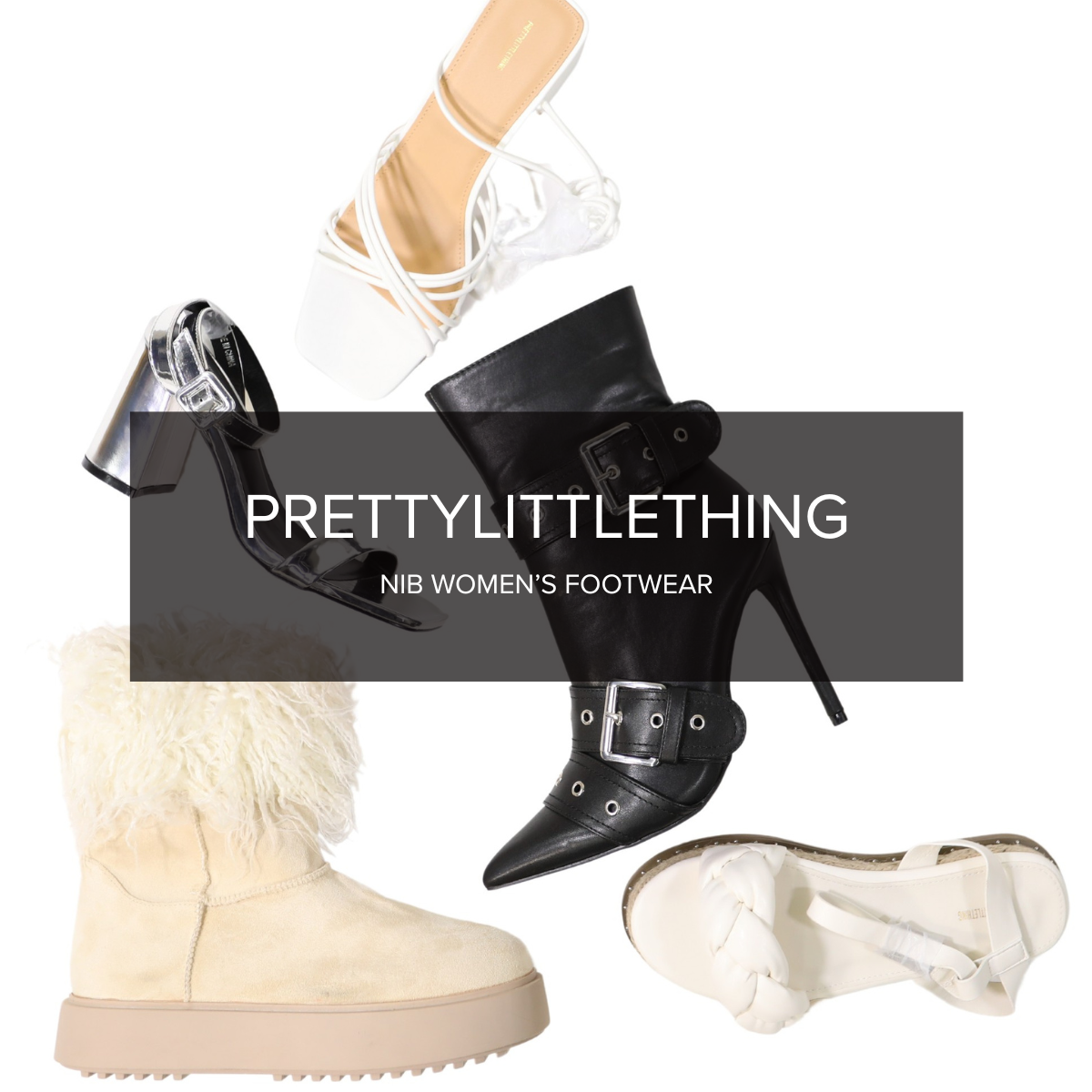 PrettyLittleThing NWT Assorted Wholesale Footwear - NuSource