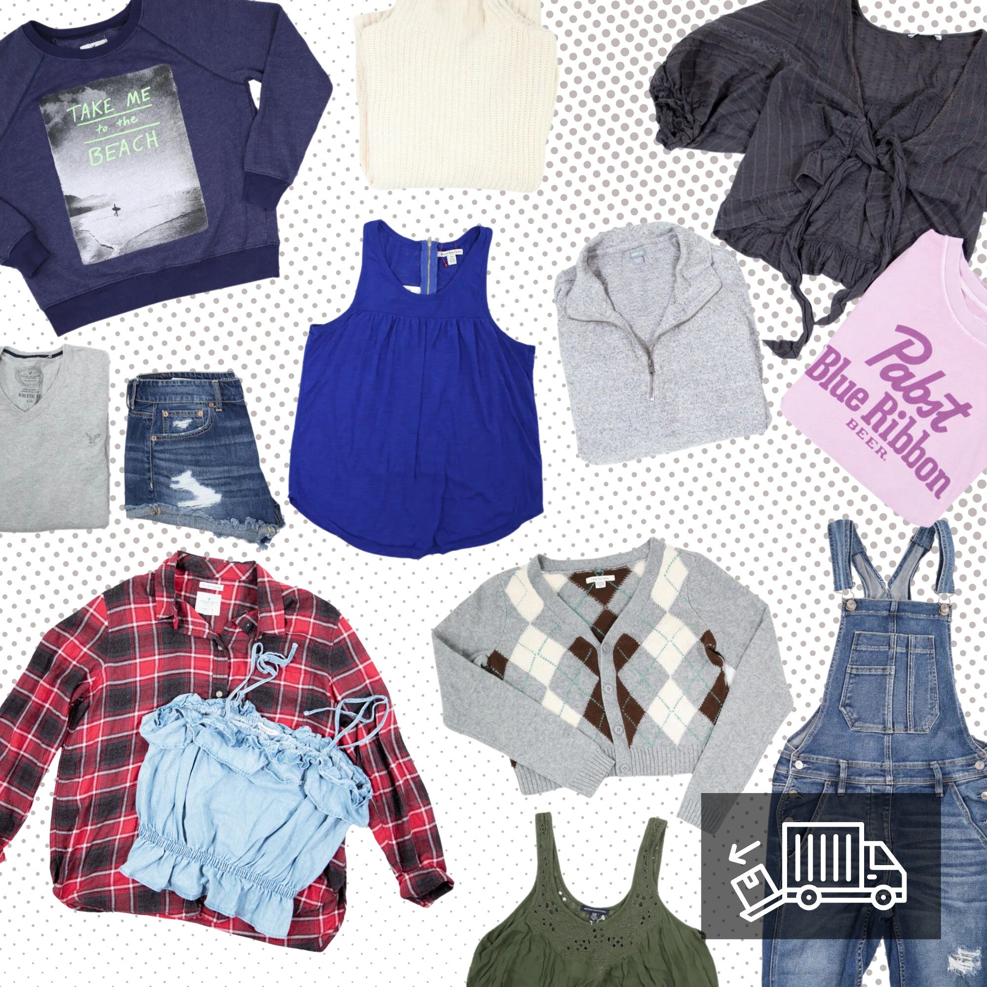 American Eagle Outfitters Women's Secondhand Clothing Pallet - NuSource
