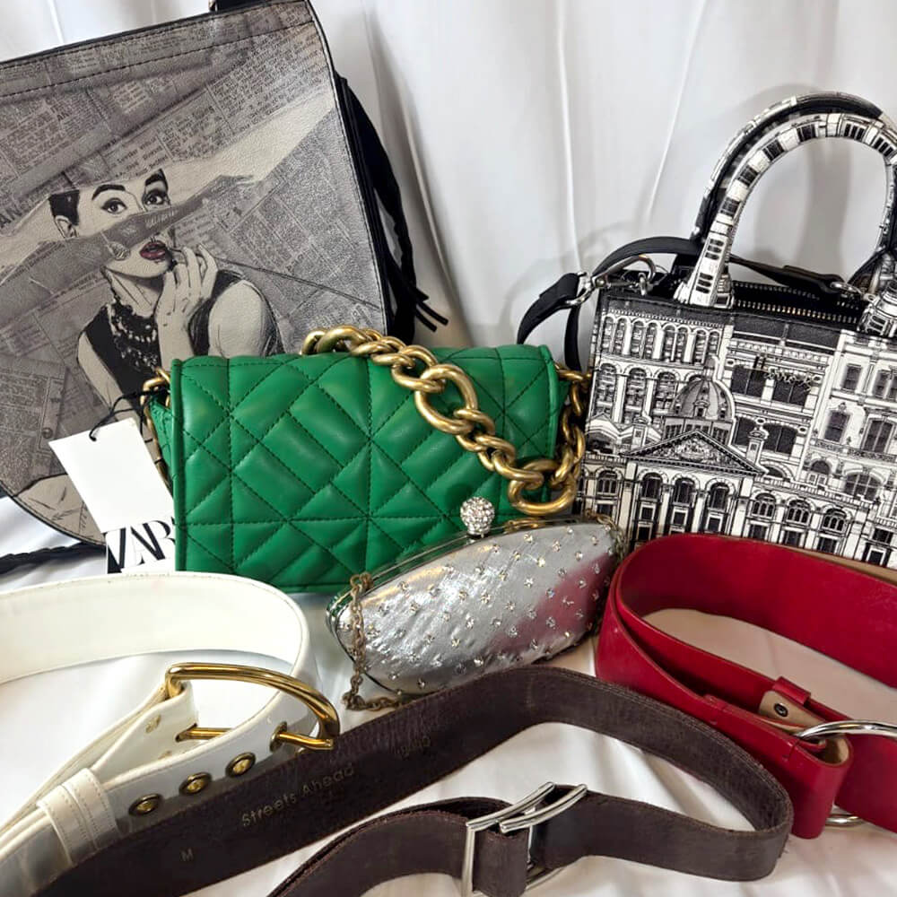 Assorted Secondhand Bags and Belts