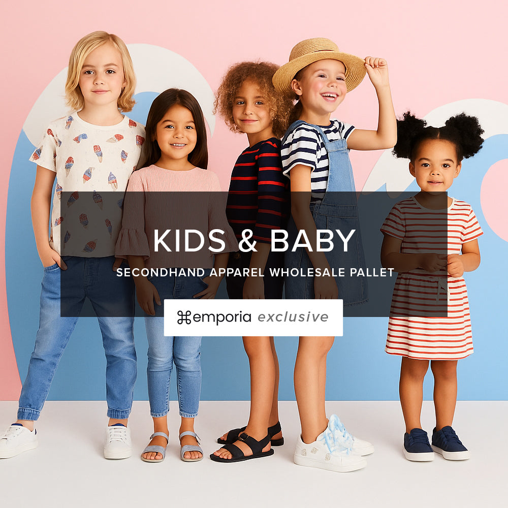 Kids and Baby Secondhand Apparel Wholesale Pallet