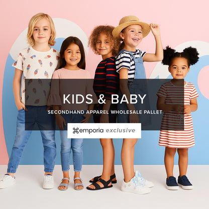 Kids and Baby Secondhand Apparel Wholesale Pallet