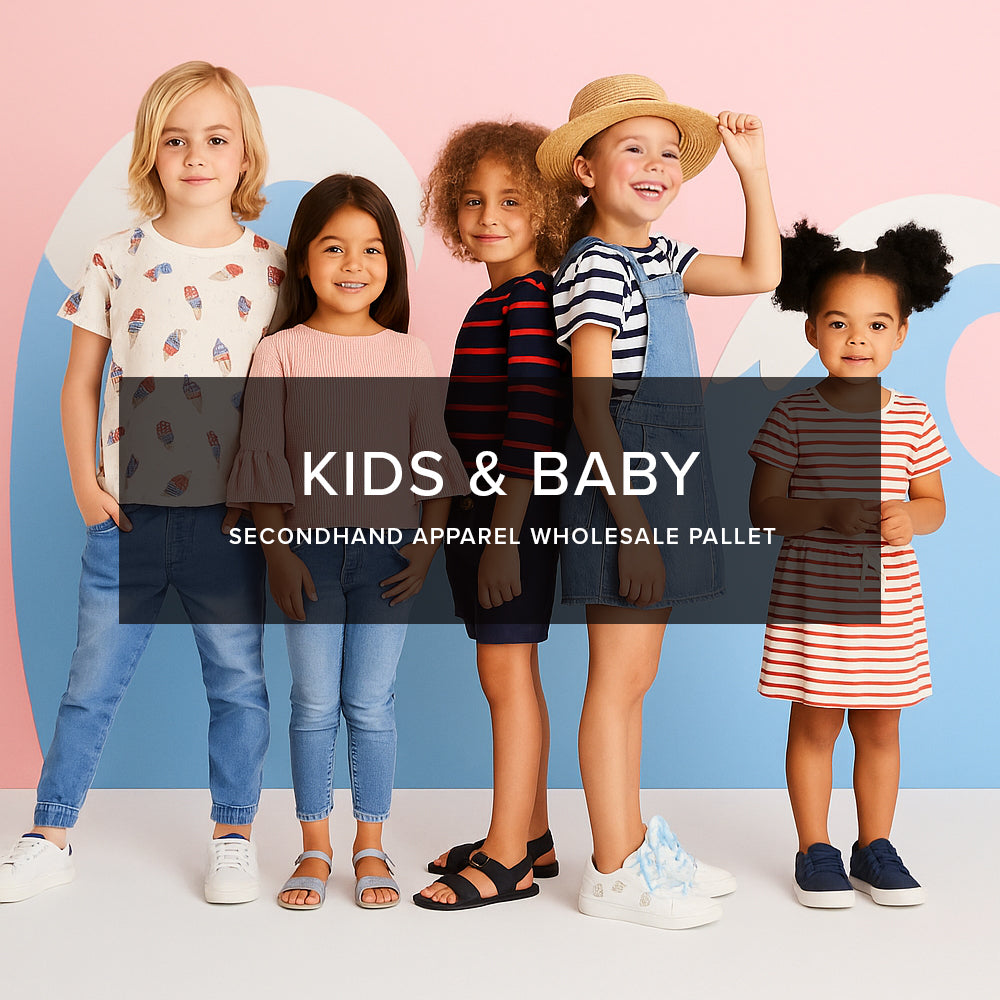 Kids and Baby Secondhand Apparel Wholesale Pallet - NuSource