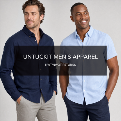 Men's UNTUCKit Mixed Grade Returns NWT/NWOT (40pcs) - NuSource
